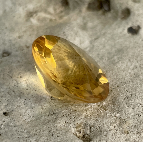 Citrin 20mm Fancy Cut